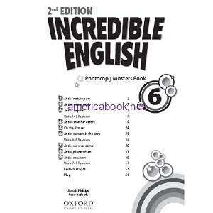 Incredible English 6 Photocopy Masters Book 2nd Edition